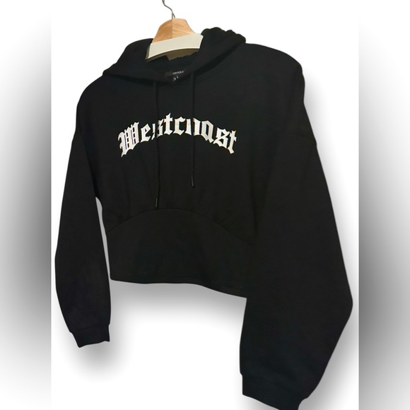 “West Coast” Bustier Cropped Hoodie NWT 🏷️ by- Forever 21 | Sz: M - Picture 13 of 15